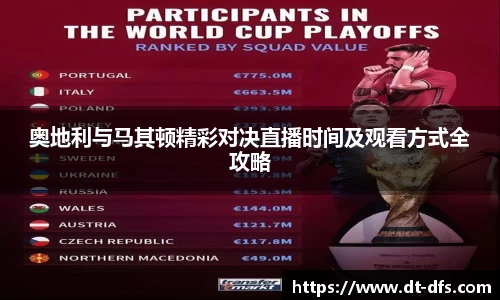 奥地利与马其顿精彩对决直播时间及观看方式全攻略